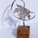 Caught in the Breeze, Silver Maple, Stainless steel, Ash base (H:17cm W:18cm D:7cm)